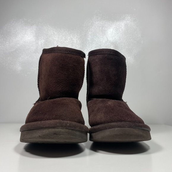 Ugg Youth Boots Classic Short 5281 Dark Brown Sz 12 - Picture 3 of 15